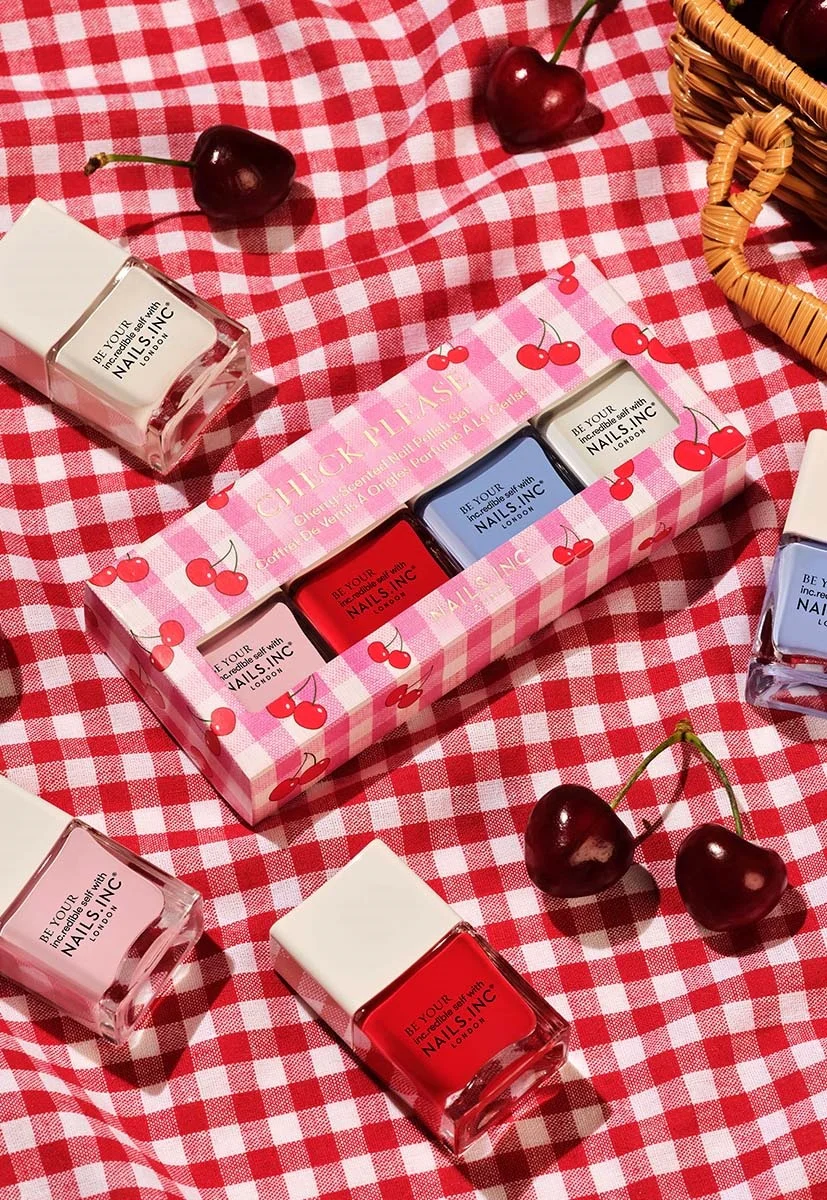 Check Please Cherry-Scented 4-Piece Nail Polish Set - Image 2