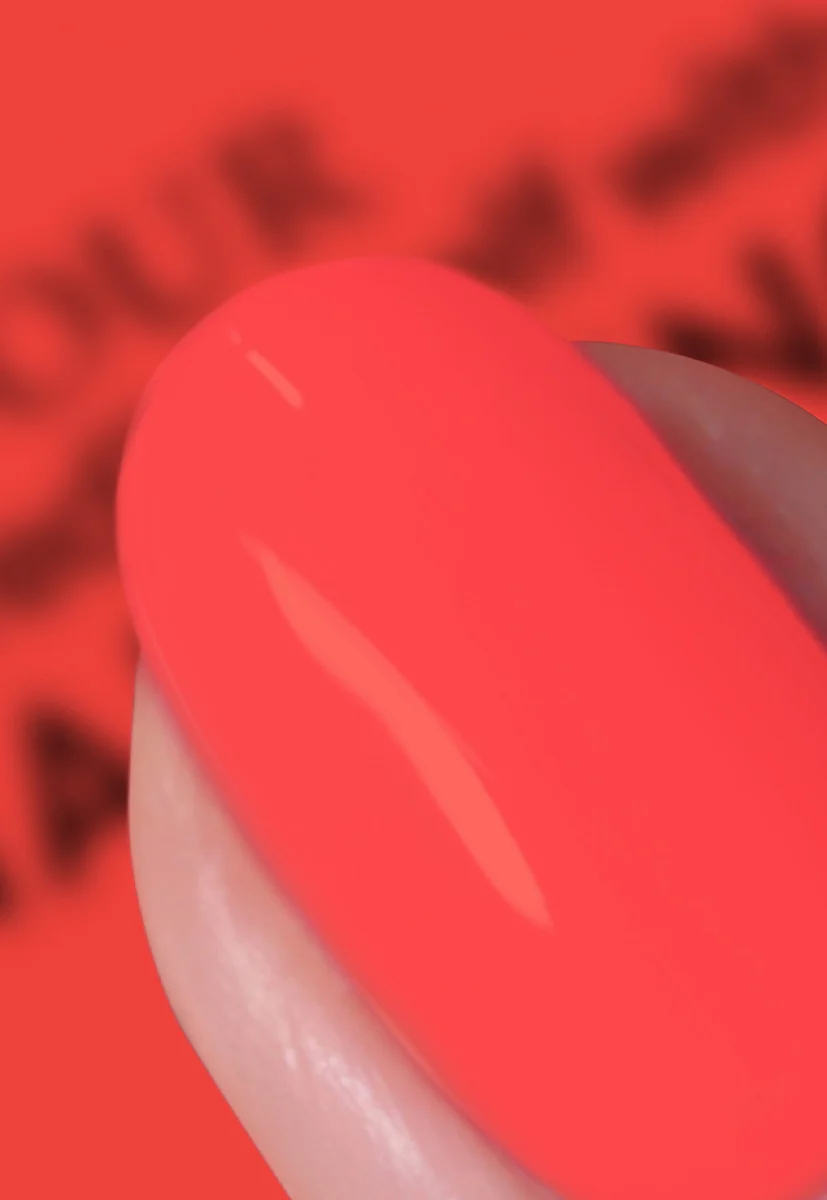Coral Street Neon Nail Polish - Image 3