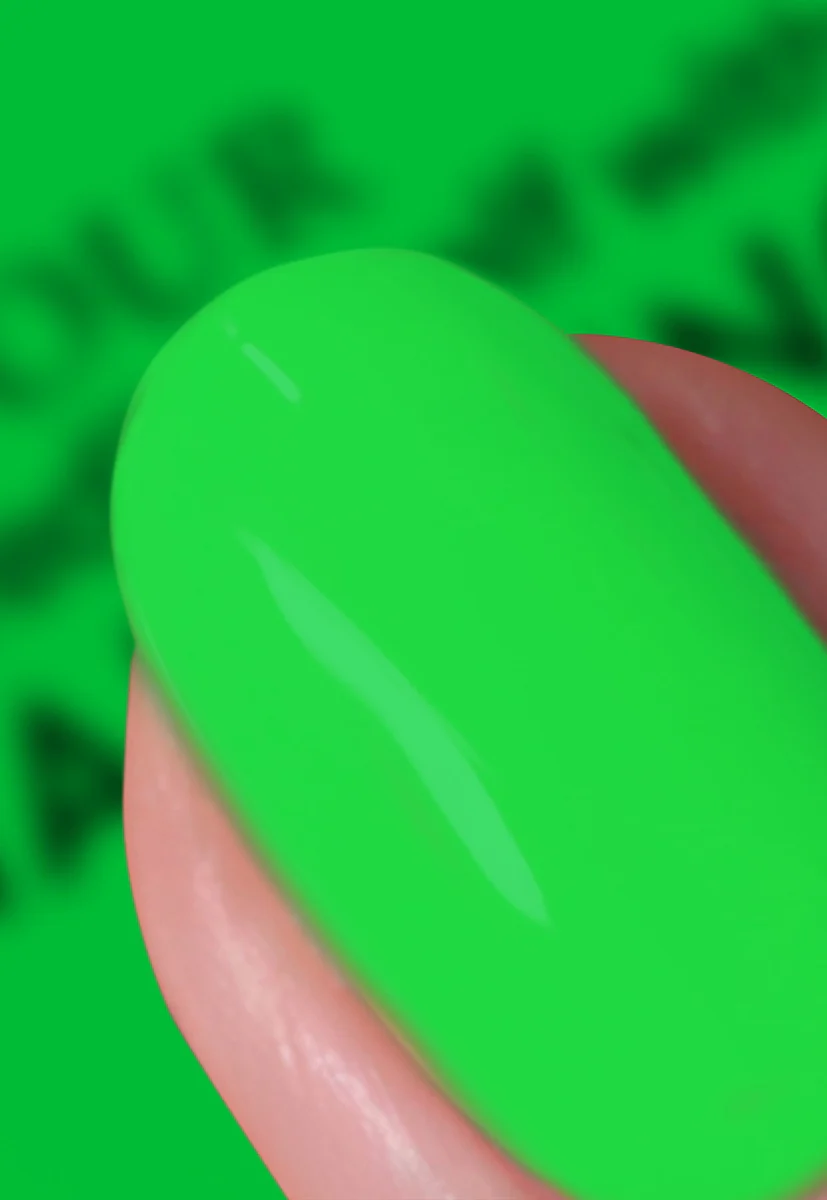 Golden Square Neon Nail Polish - Image 3