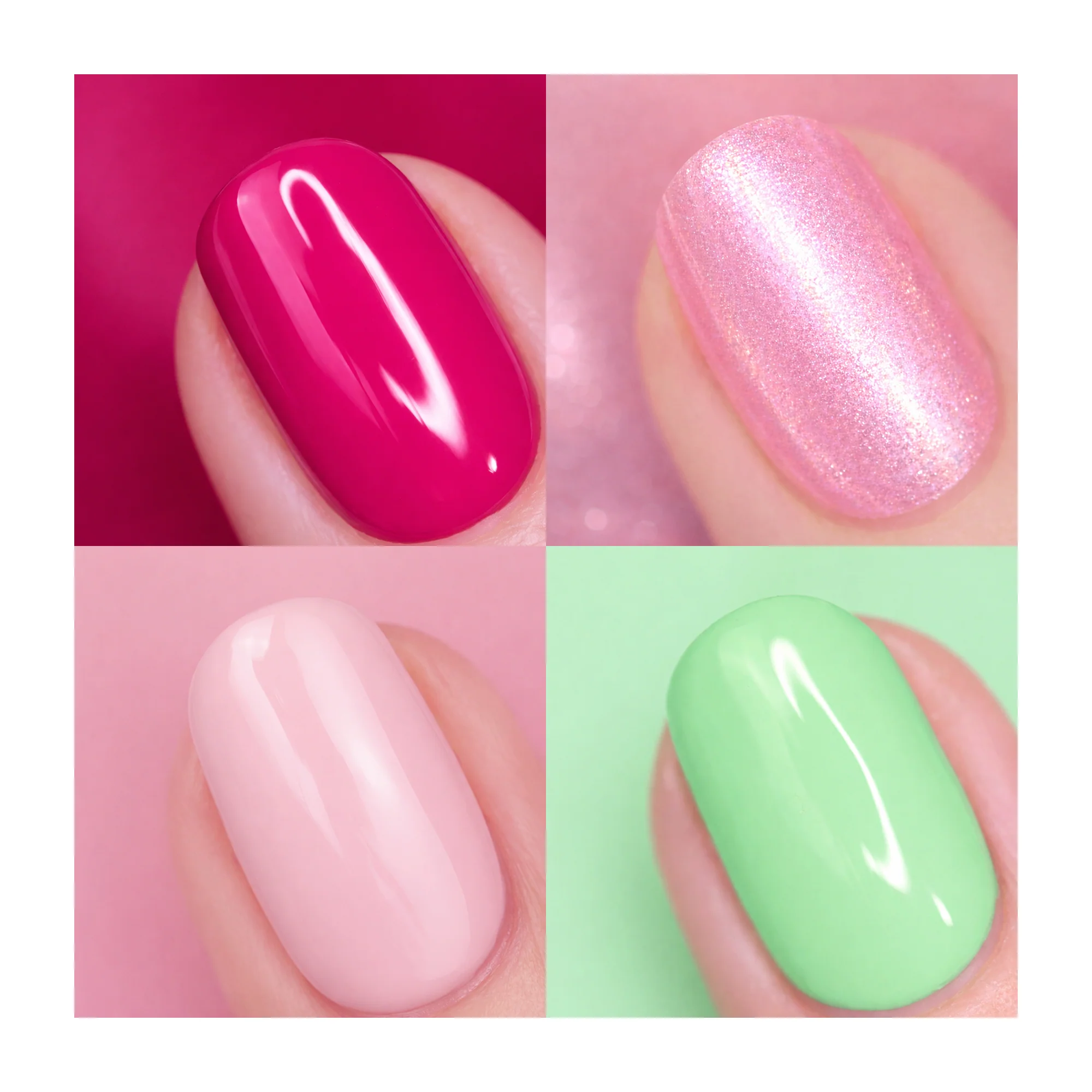 Guava Over Drama Nail Polish Quad - 1-Step Gel It's Topless - Image 2