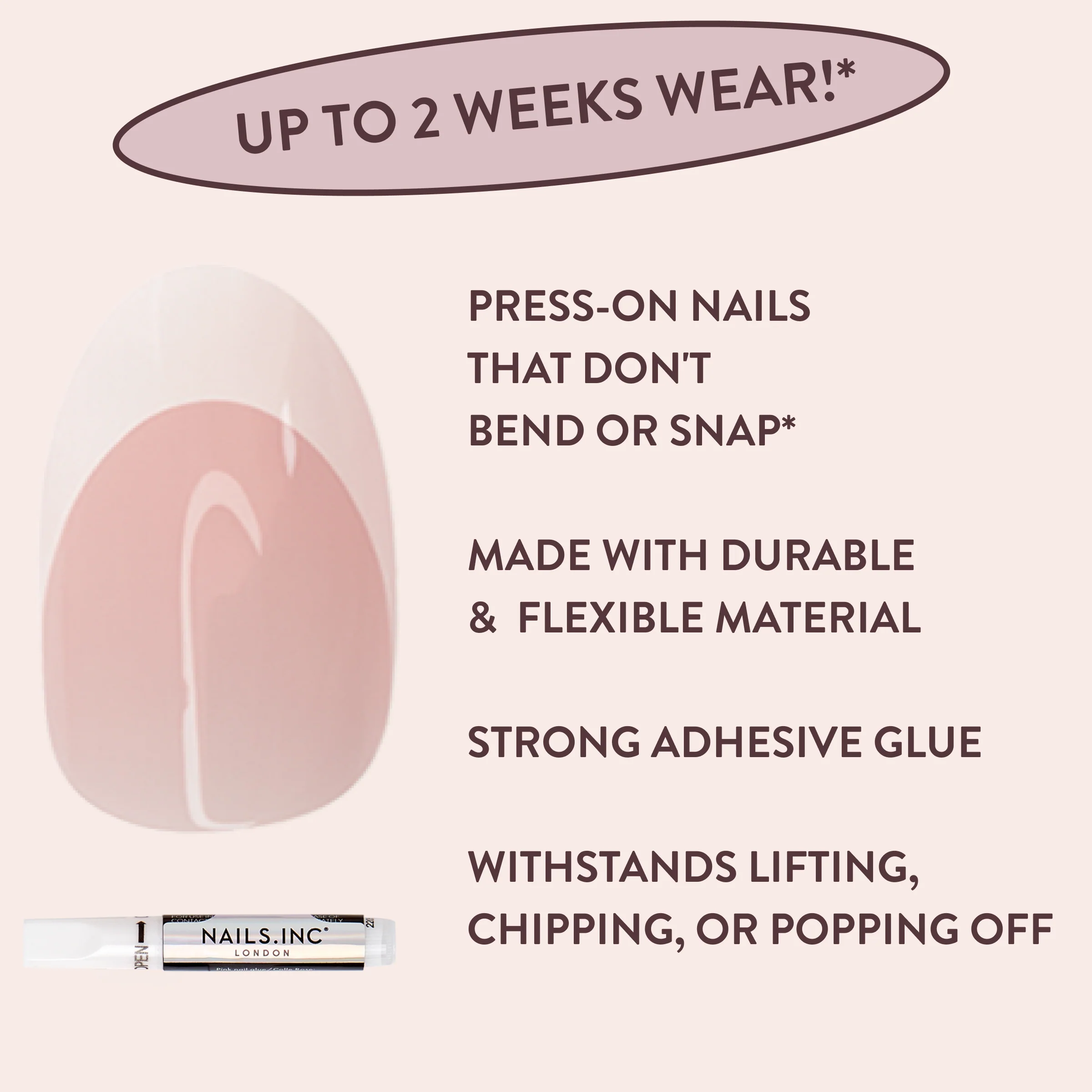 It's Giving Gracie Almond French Tip Press-On Nails US - Image 5