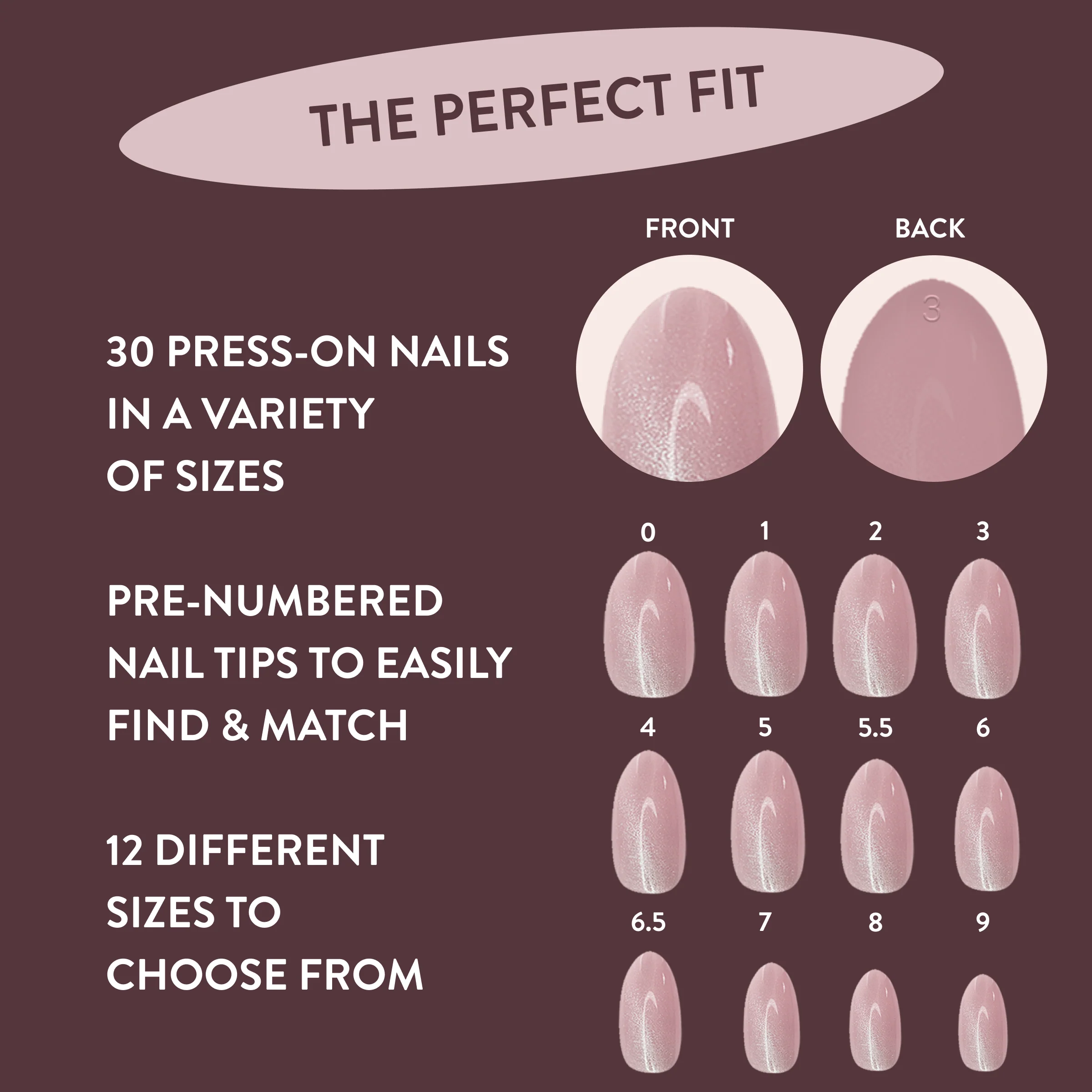 Kylie Coded Pink Cat-Eye Press-On Nails - Image 7