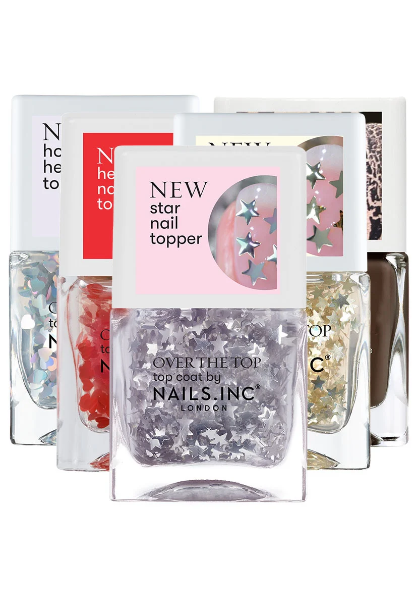 Loving In London Heart Confetti Topper Nail Polish - Image 6