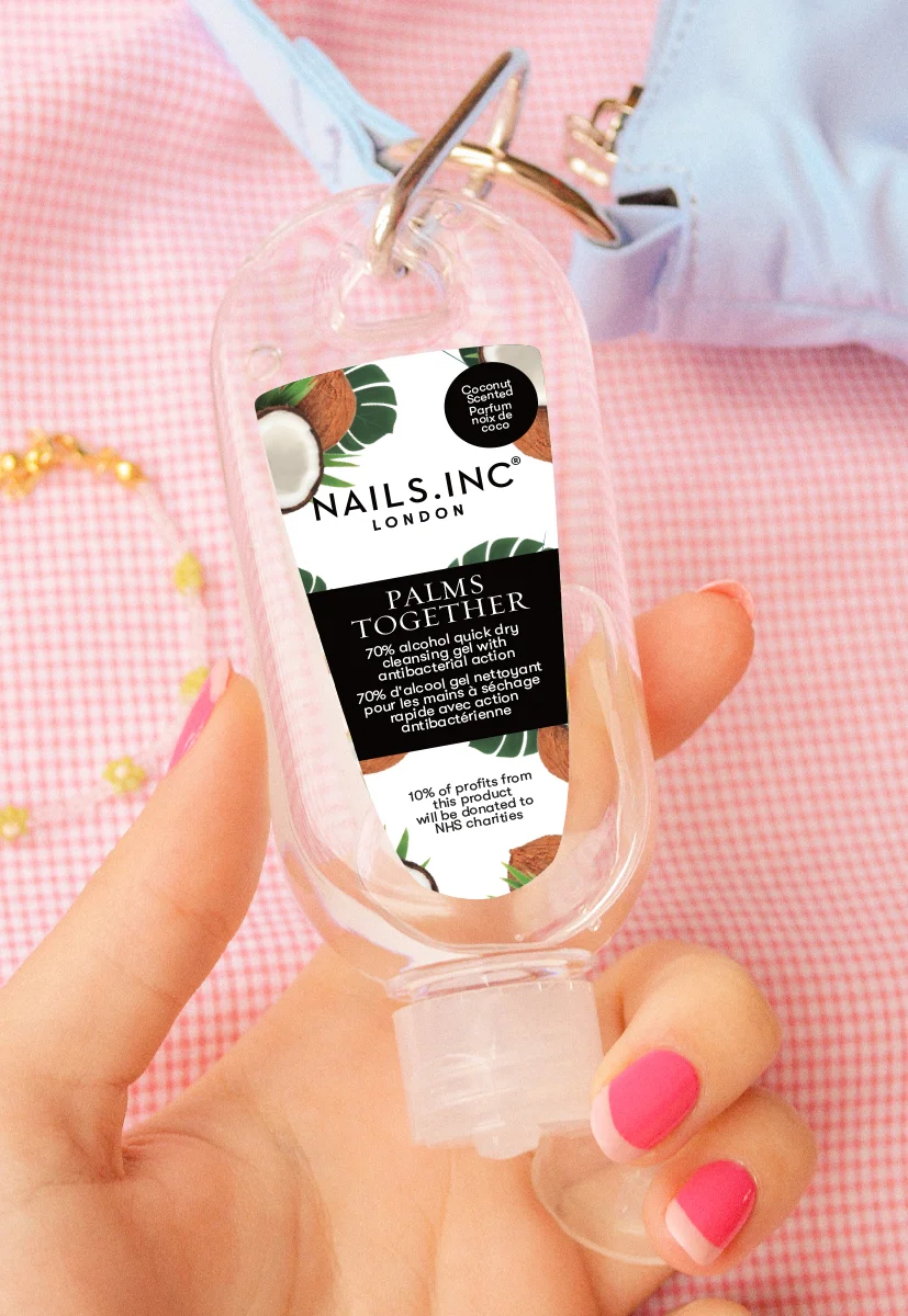 Palms Together Clipped Hand Gel Coconut Scent 60ml - Image 3