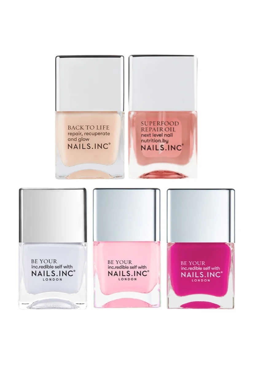 Pink Pleasers 5-Piece Nail Polish Set