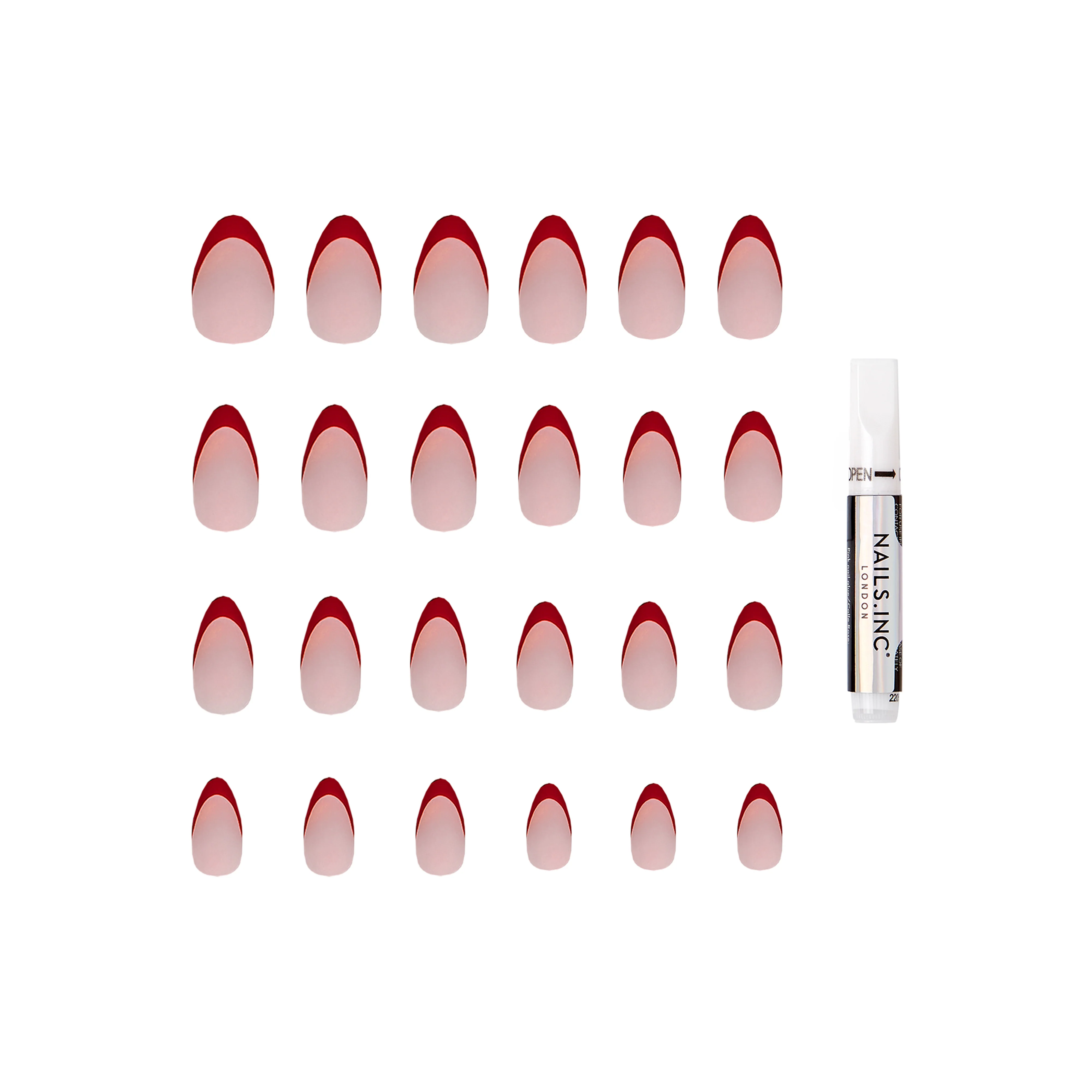 Red Moment Press On Nails - Image 2