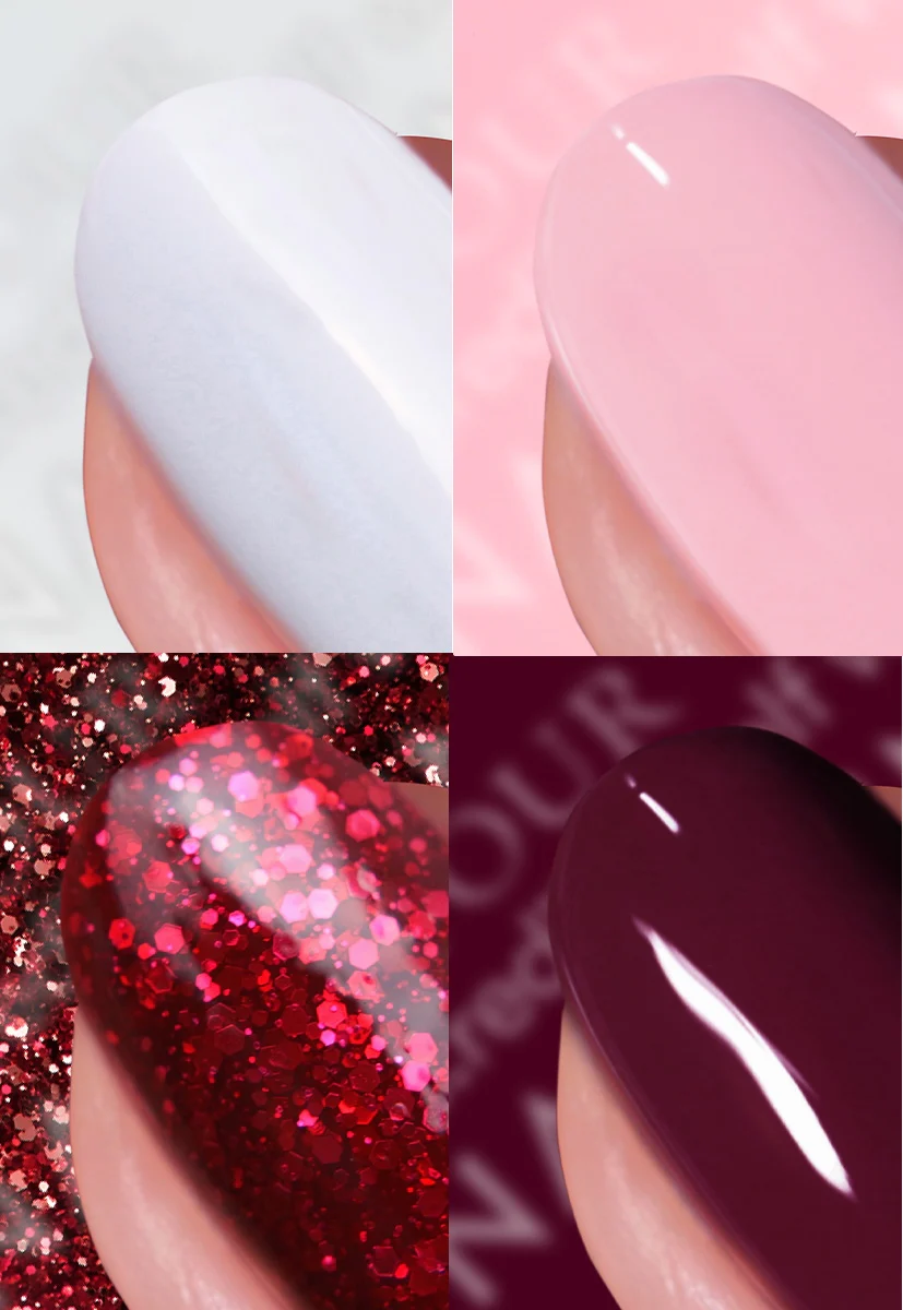 Red Velvet Please 4-Piece Cake-Inspired Nail Polish Set - Image 3