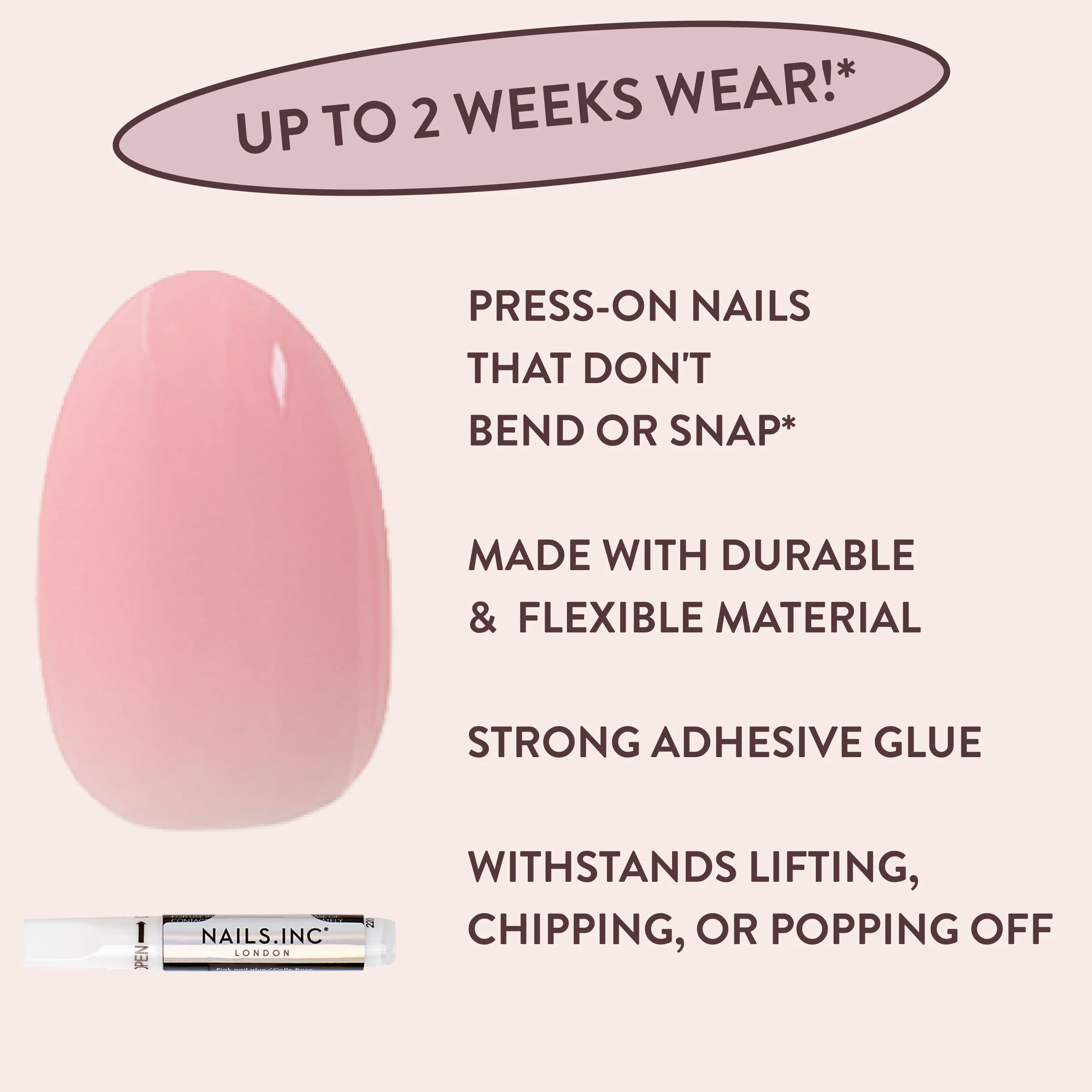 Totally Taylor Classic Pink Press-On Nails US - Image 6
